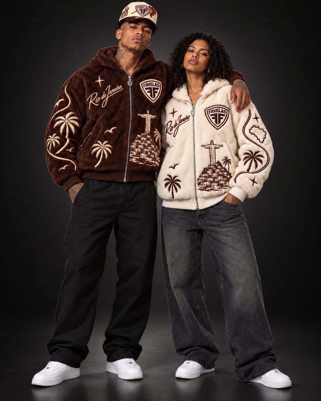 Vestes polaires Rio portées